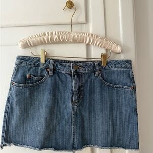 Denim Mini Skirt
